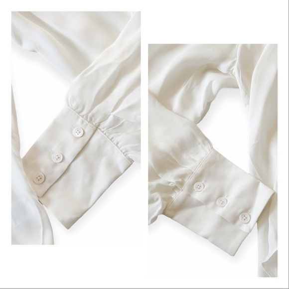 Divine Heritage Draped Cowl Blouse, Size M , New with Tag - Picture 11 of 15